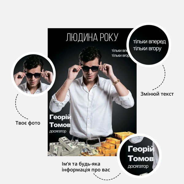 Персоналізована картина "Людина року"